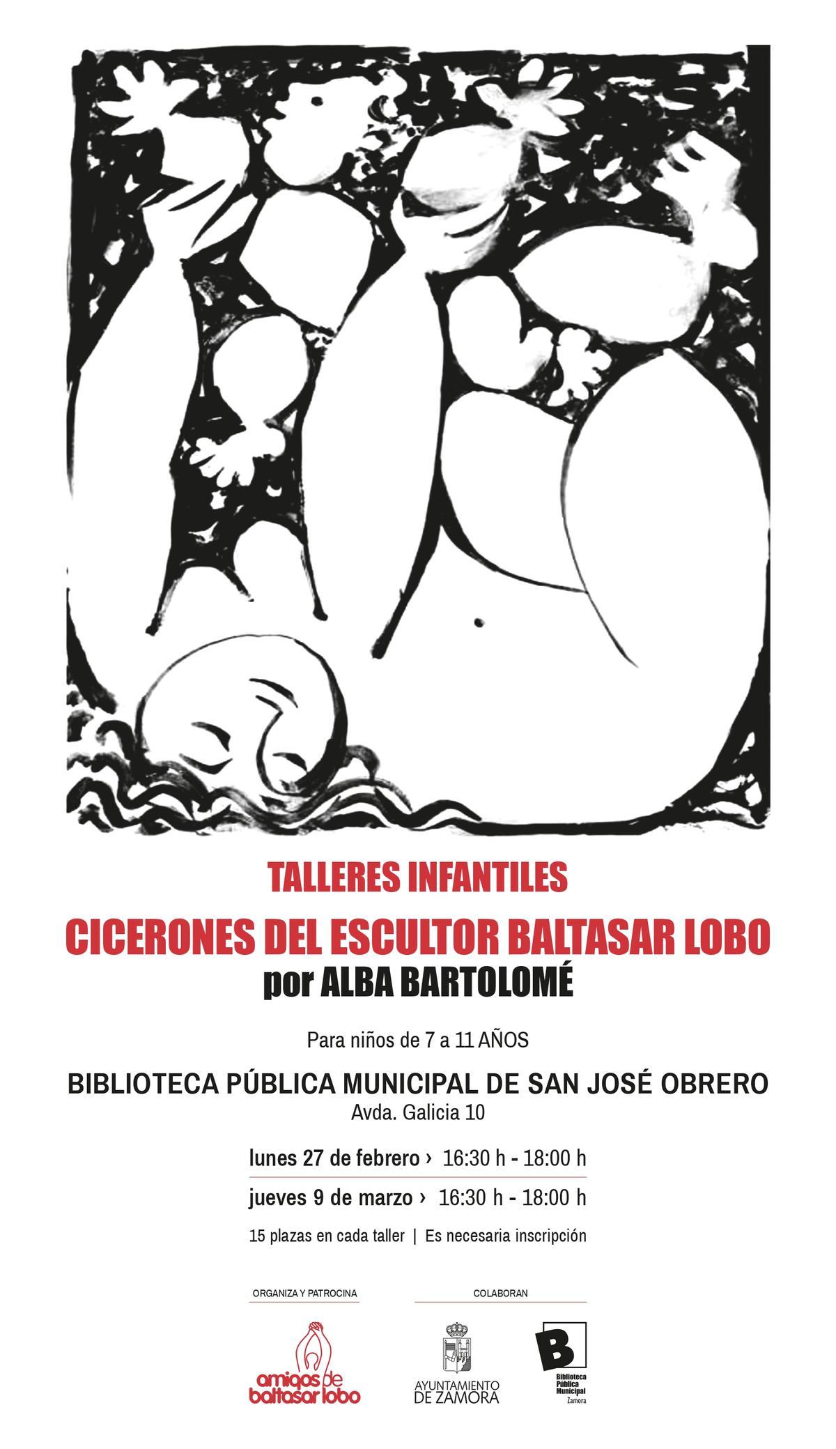 Talleres sobre Baltasar Lobo para niños.