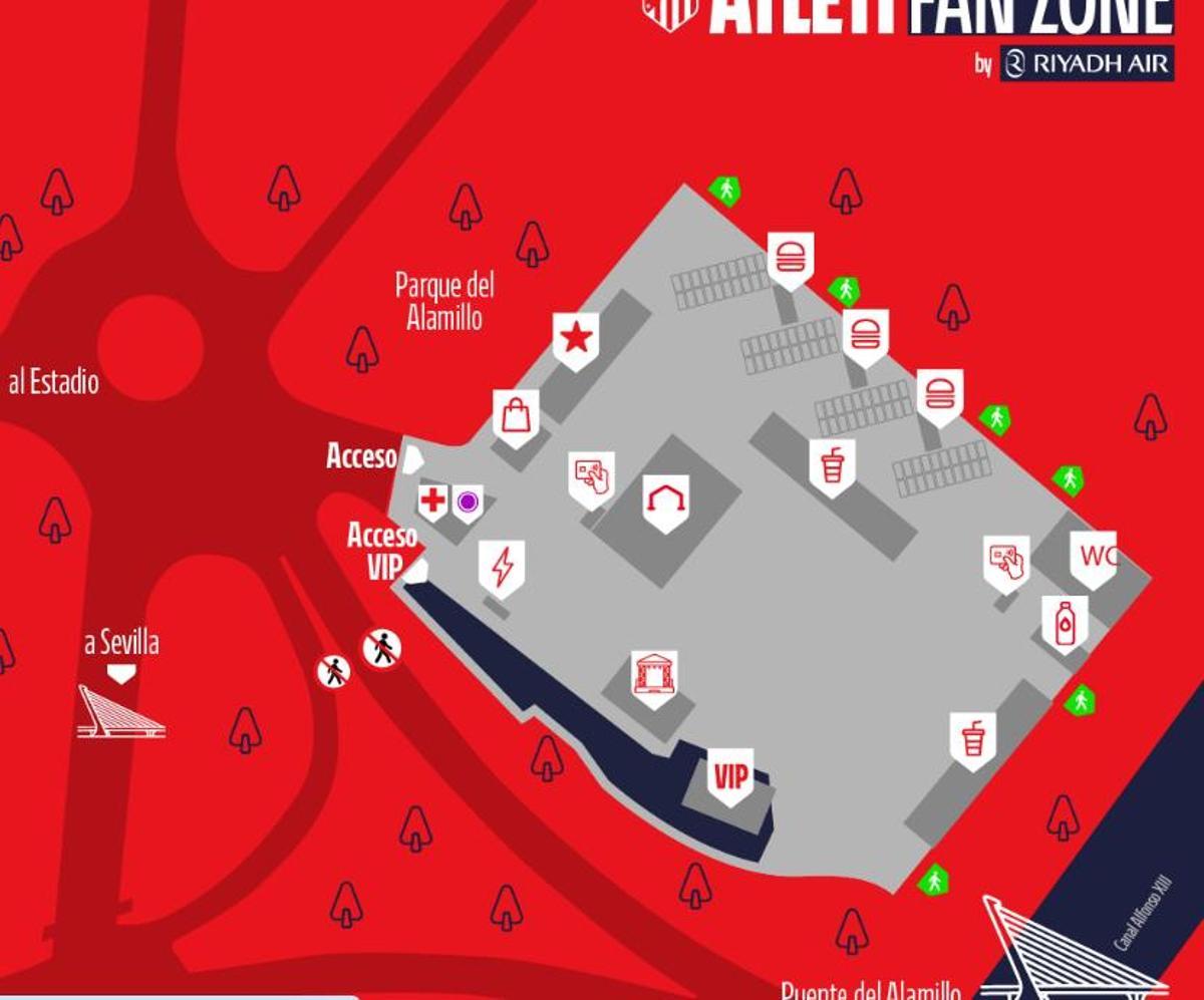 Fan Zone del Athletico de Madrid