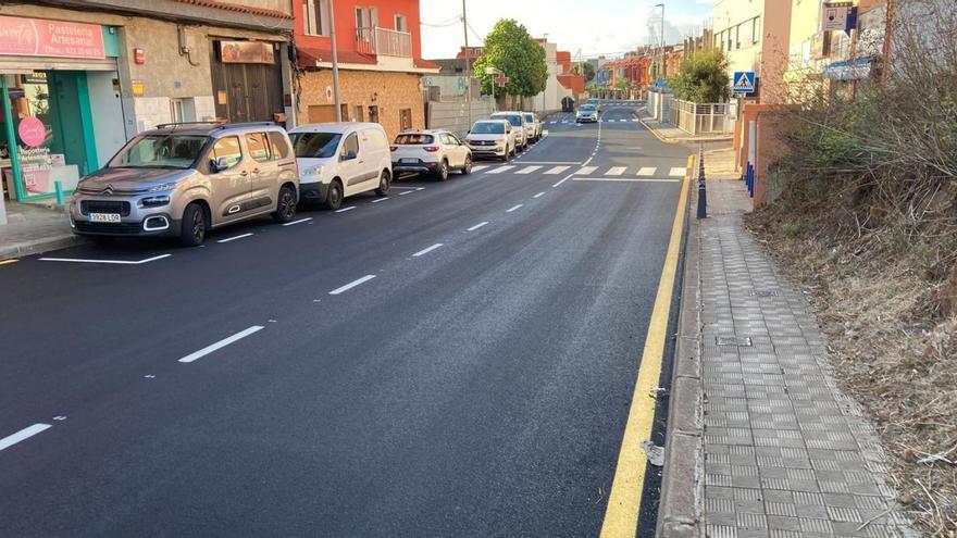 El camino de San Bartolomé de Geneto renueva su pavimento