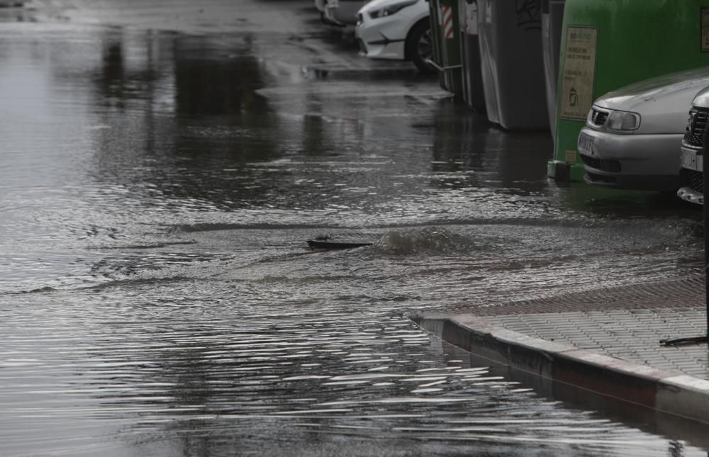 Cortes de tráfico en Sagunt por la intensa lluvia