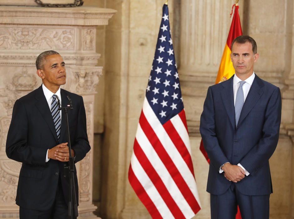 Barack Obama llega a España