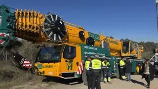 La llegada de la lluvia a Córdoba podría complicar los trabajos de la maquinaria pesada en Adamuz