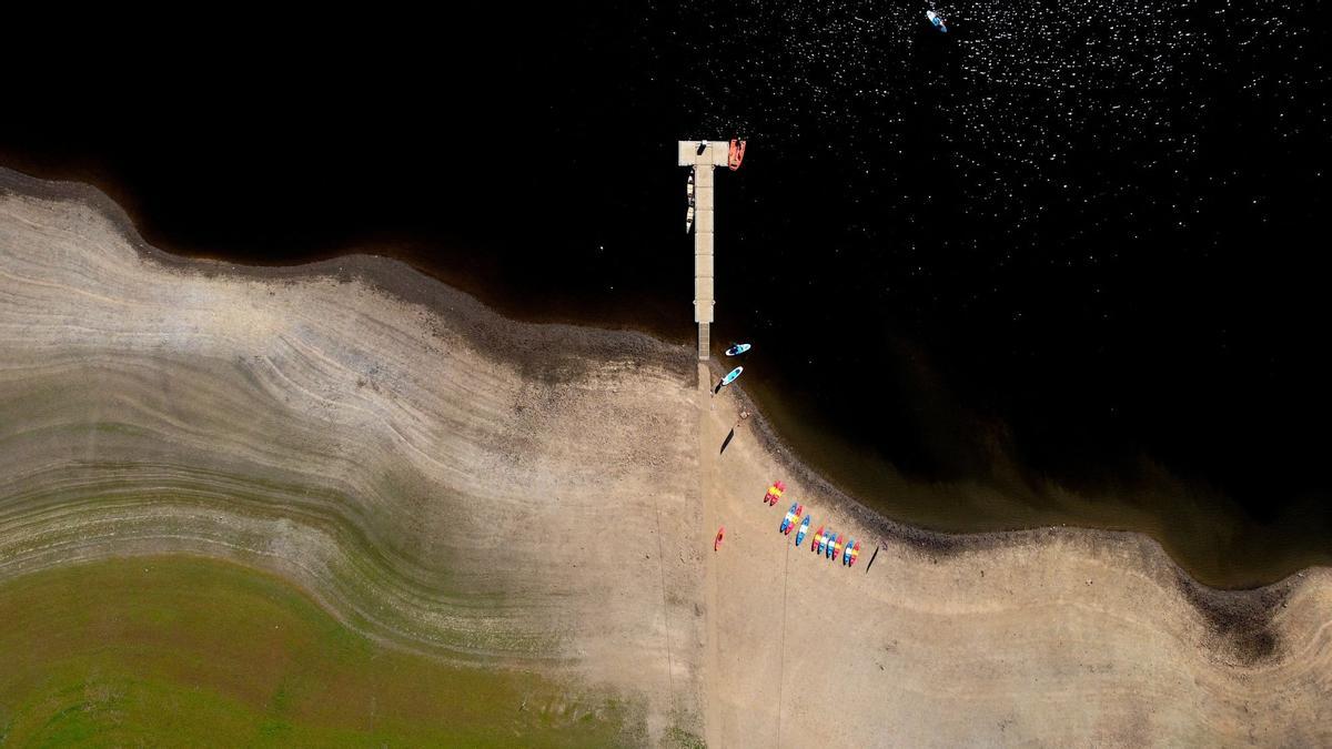 Embalse de Tittesworth, en Leek, Gran Bretaña.