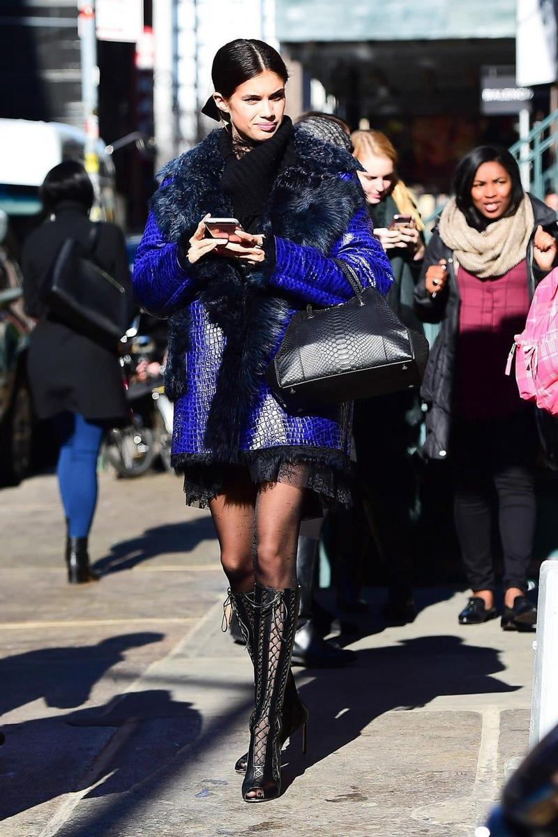 Sara Sampaio en la Semana de la Moda de NY