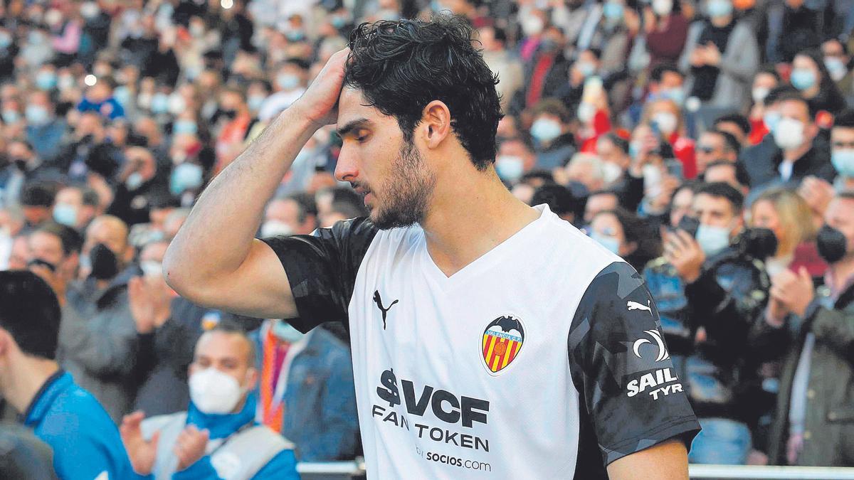 Guedes, uno de los futbolistas con más calidad de la actual plantilla del Valencia CF