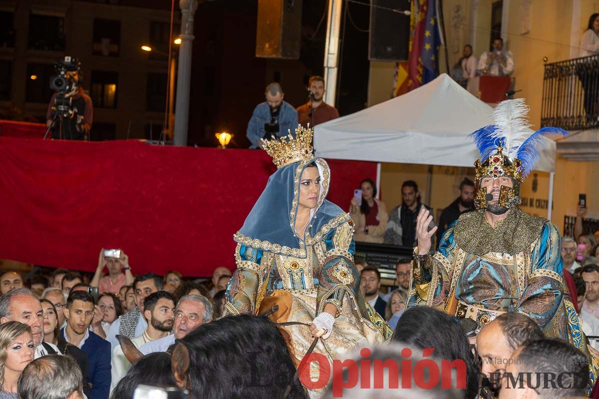 Procesión del Baño y parlamento en las Fiestas de Caravaca