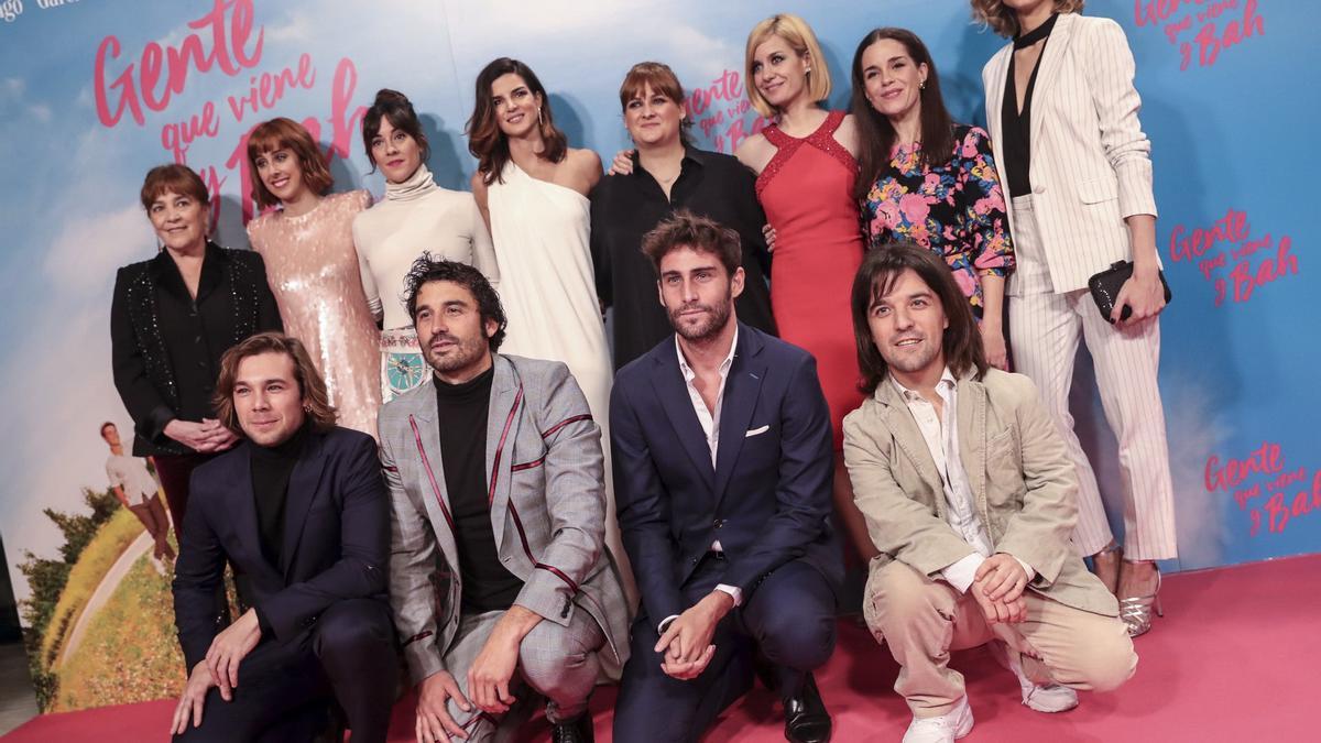 El equipo de 'Gente que viene y bah' en el estreno