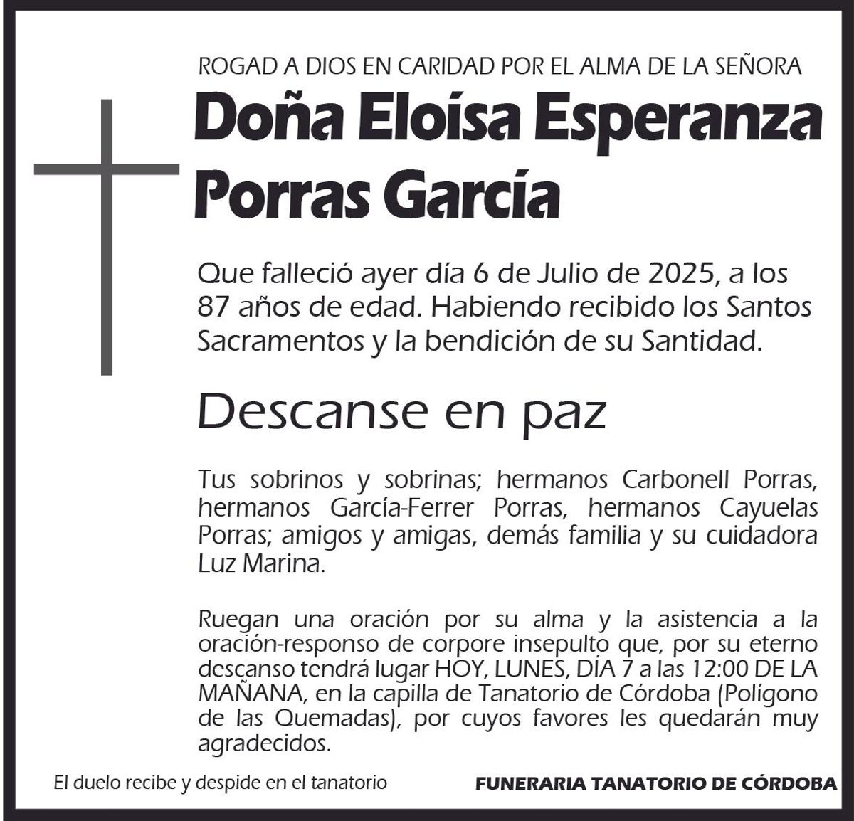Eloísa Esperanza Porras García