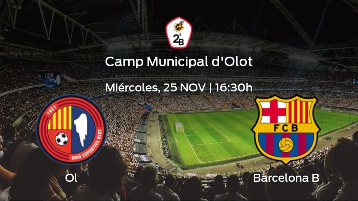 Previa del partido de la jornada 2: Olot - Barcelona B