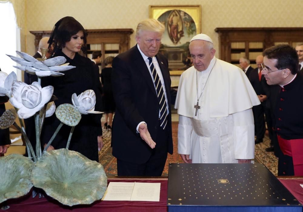 Encuentro de Trump y el Papa en el Vaticano