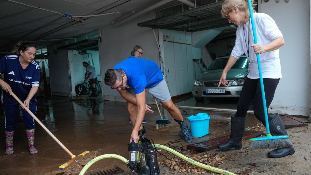 El paso de la dana por Tarragona deja un paisaje desolador