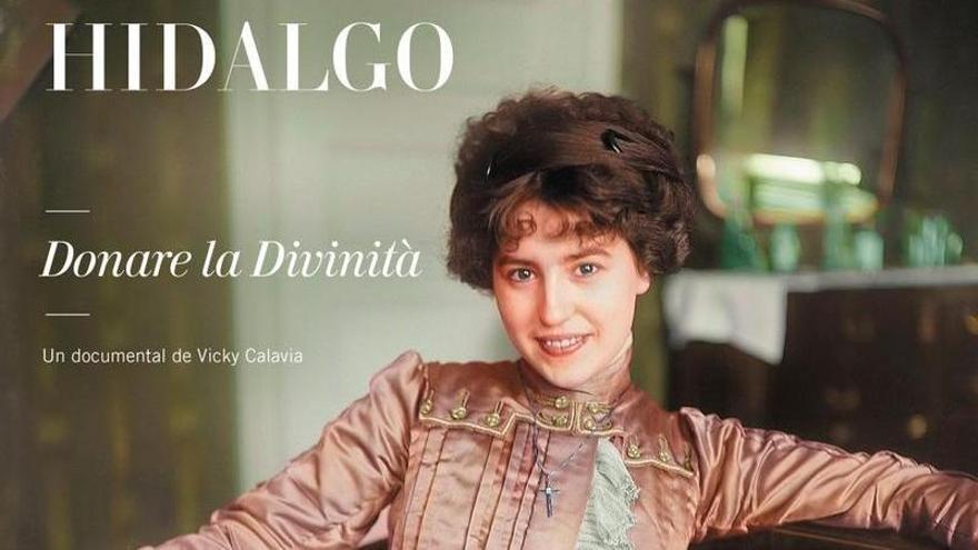 Cartel del documental sobre Elvira de Hidalgo, &#039;Donare la Divinità&#039;.