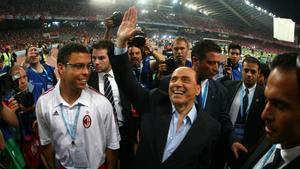 Silvio Berlusconi, en una imagen de archivo de su etapa como presidente del Milan