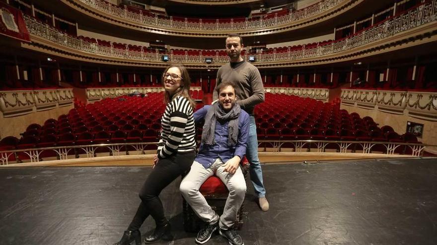 Cristina Toledo, Vicent Romero y Damián del Castillo.