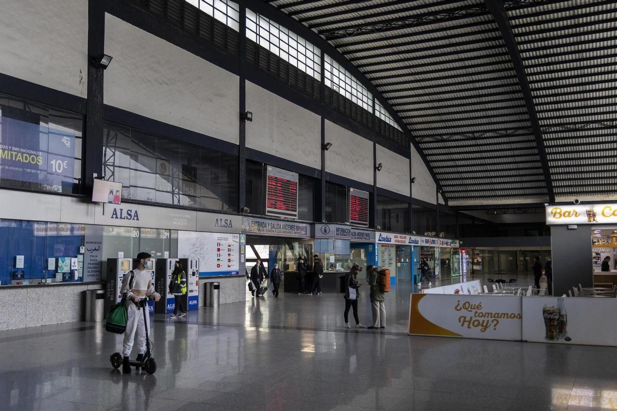 La actual estación de autobuses de València