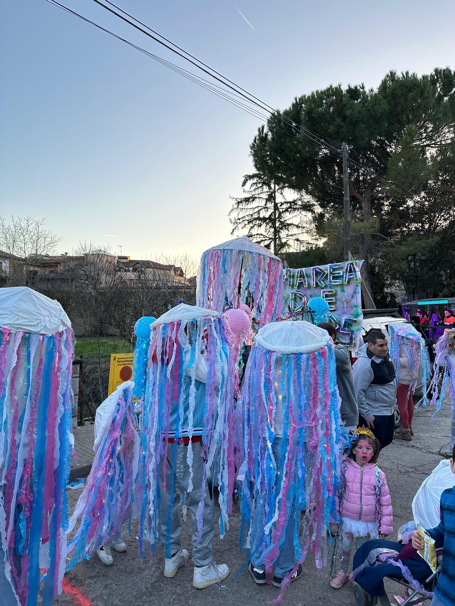 La rua del carnaval de Moià, en imatges