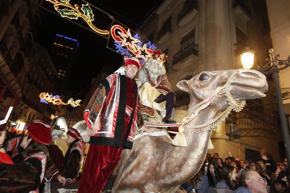 Cabalgata de los Reyes Magos en Alicante.