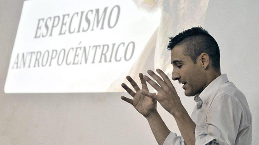 Samuel Guerrero, en una conferencia.