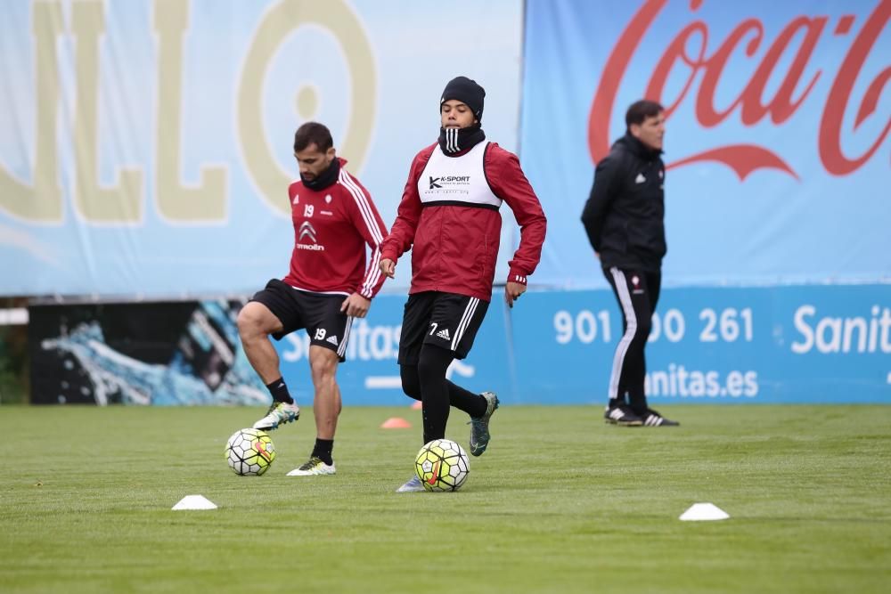 Berizzo mantiene la concentración de los jugadores celestes para poder derrotar al Málaga en el último partido de la temporada en Balaídos