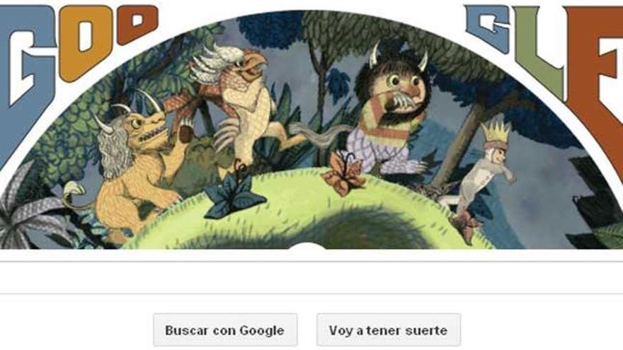 El &#039;doodle&#039; que homenajea a Maurice Sendak