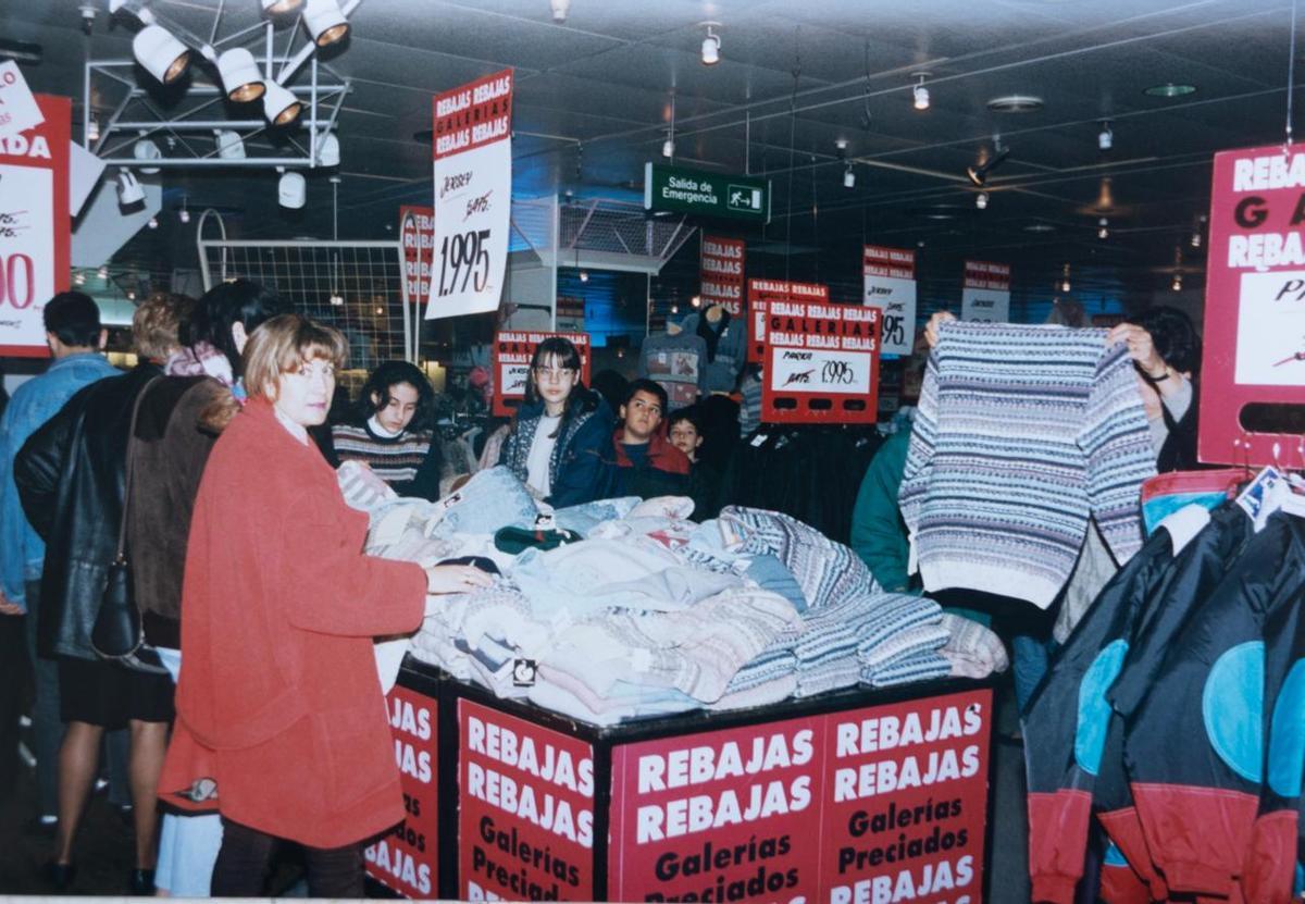 Jerséis a mitad de precio en Galerías Preciados.