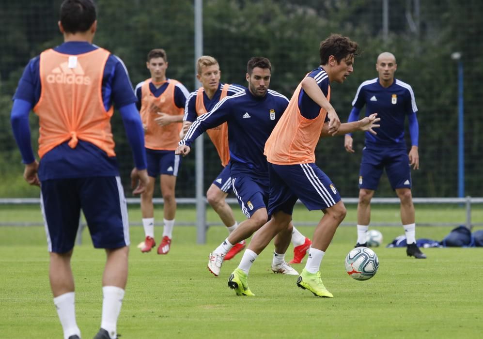 Primer entrenamiento del Real Oviedo para la tempo