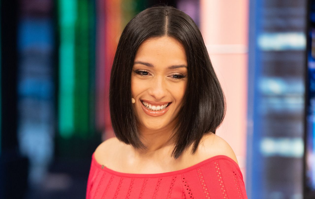 Chanel Terrero con corte bob en 'El Hormiguero'