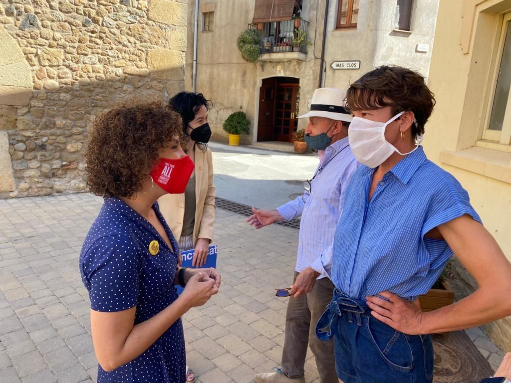 Primera visita institucional de la delegada del Govern a l'Alt Empordà