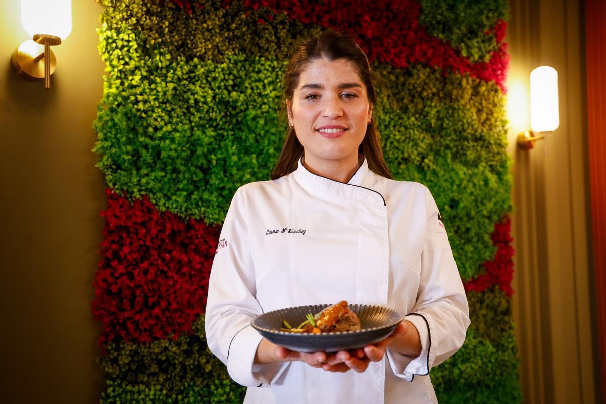 Carmen Mª Sánchez, chef y copropietaria de Taberna de Turruñuelos.