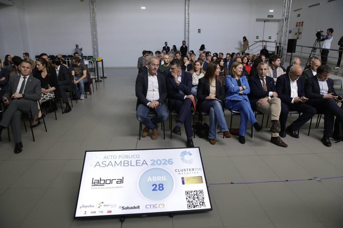 Asamblea general del Clúster TIC, ayer, en Gijón.