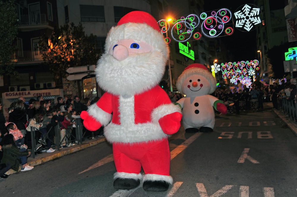 Cabalgata de Papá Noel en Elche