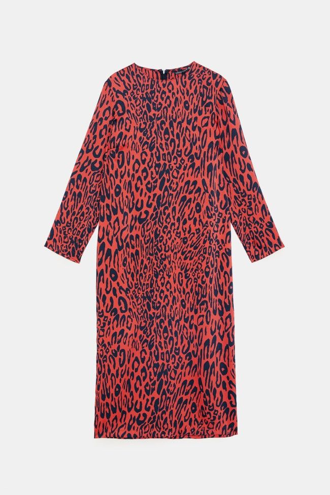 El 'animal print' se tiñe de rojo en las rebajas de Zara - Woman