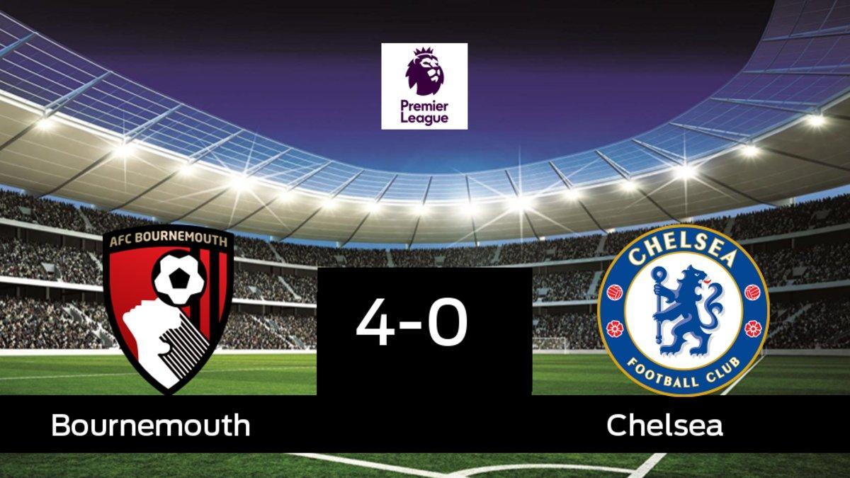 Victoria 4-0 del Bournemouth frente al Chelsea