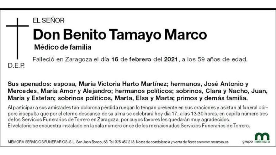 Don Benito Tamayo Marco