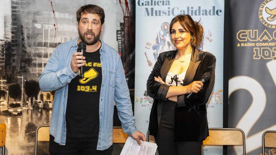 Presentación del libro ‘Galicia Musicalidade’, ayer. |   // ÍÑIGO ROLÁN