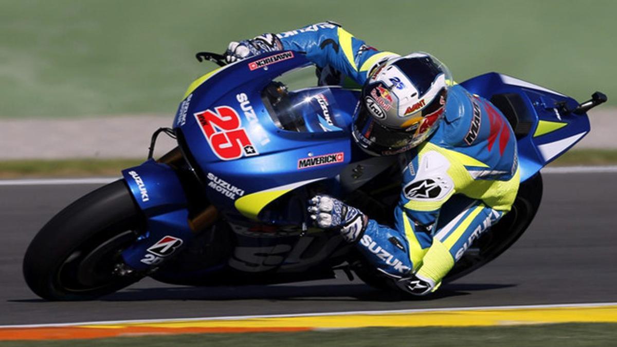 Marc Viñales con su nueva Suzuki MotoGP