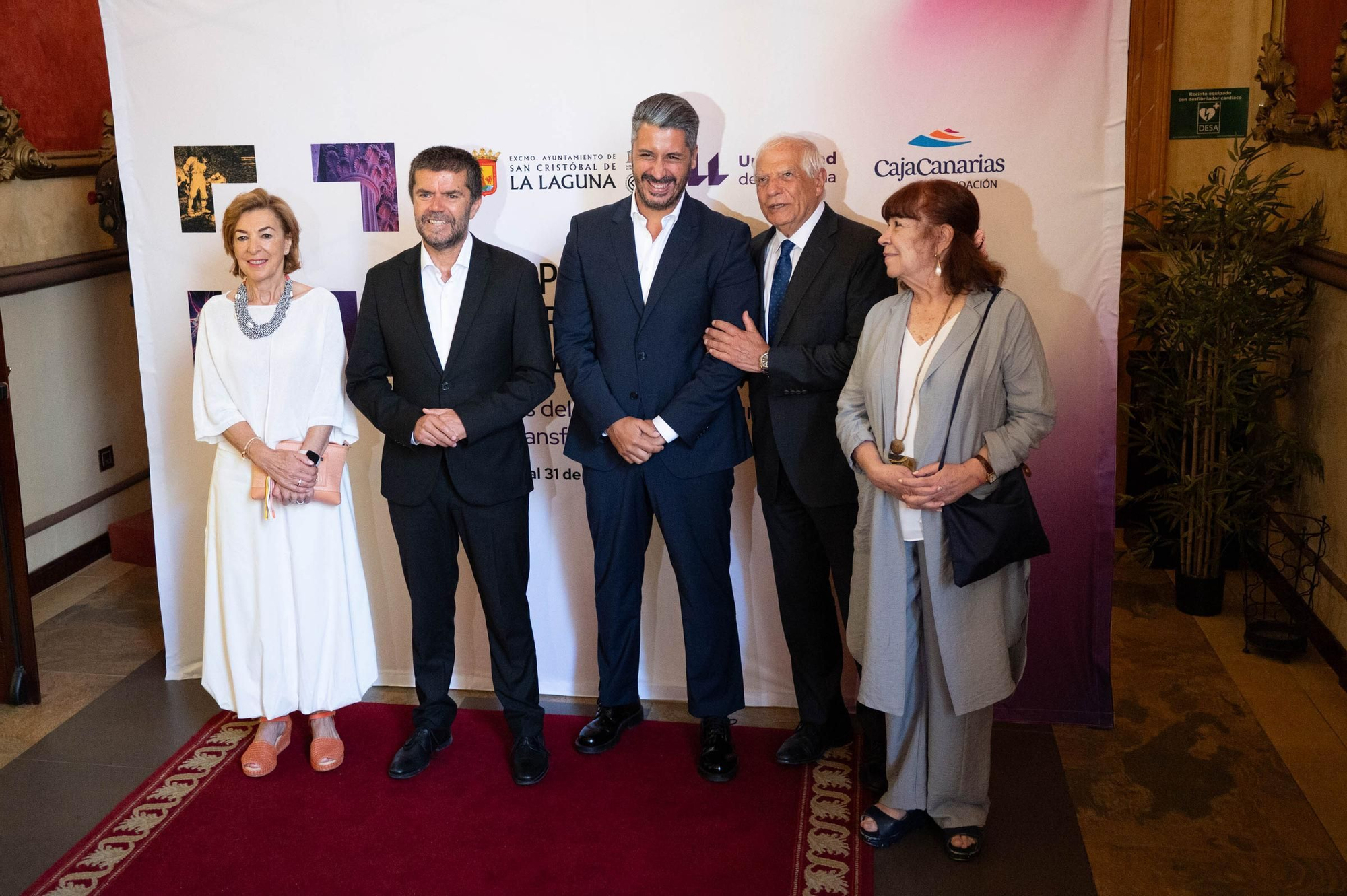 El político Josep Borrell inaugura el Campus Internacional Ciudad de La Laguna