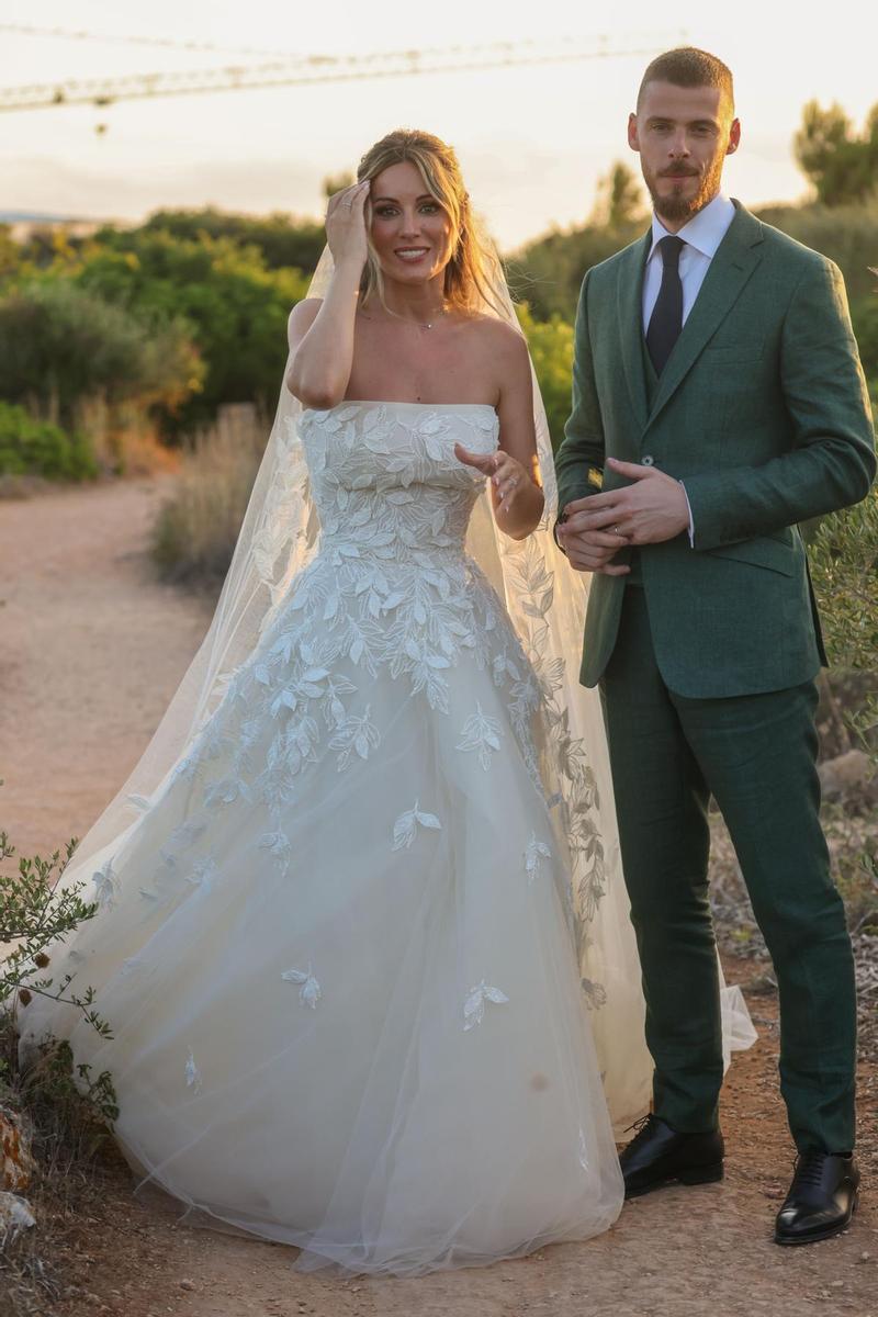 El vestido de novia de Edurne