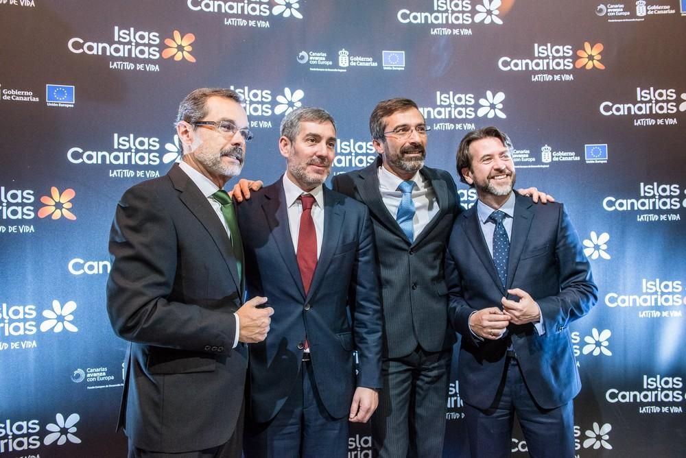 Inauguración del Pabellón de Canarias en la Feria Internacional de Turismo FITUR 2019.