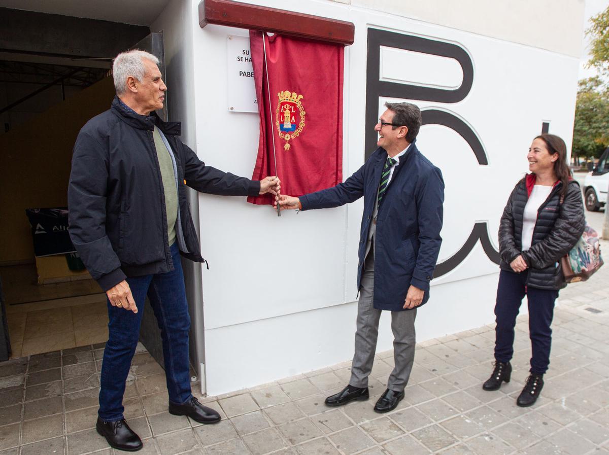 El pabellón Ciudad Jardín añade el nombre de Nacho Novoa
