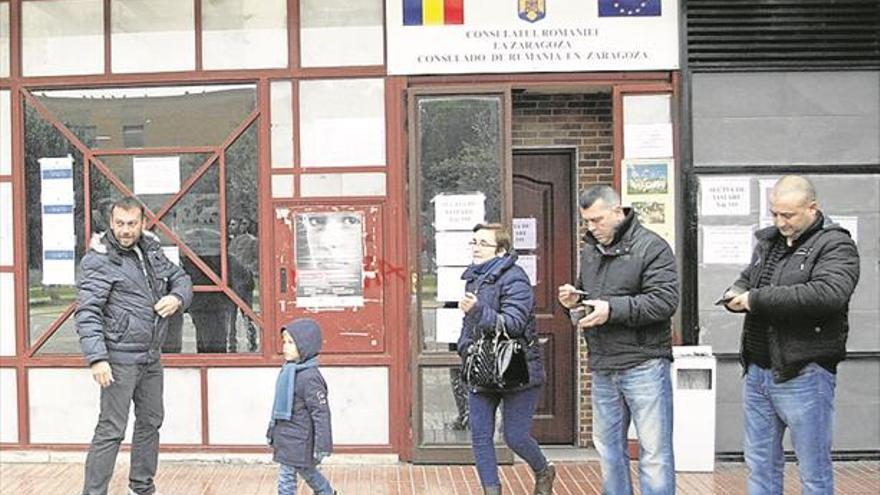 Cerca de 50.000 rumanos pudieron votar ayer en Aragón