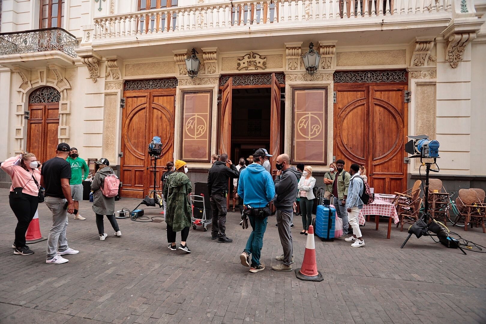 Rodaje en La Laguna