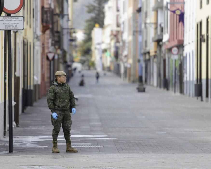 Militares en La Laguna