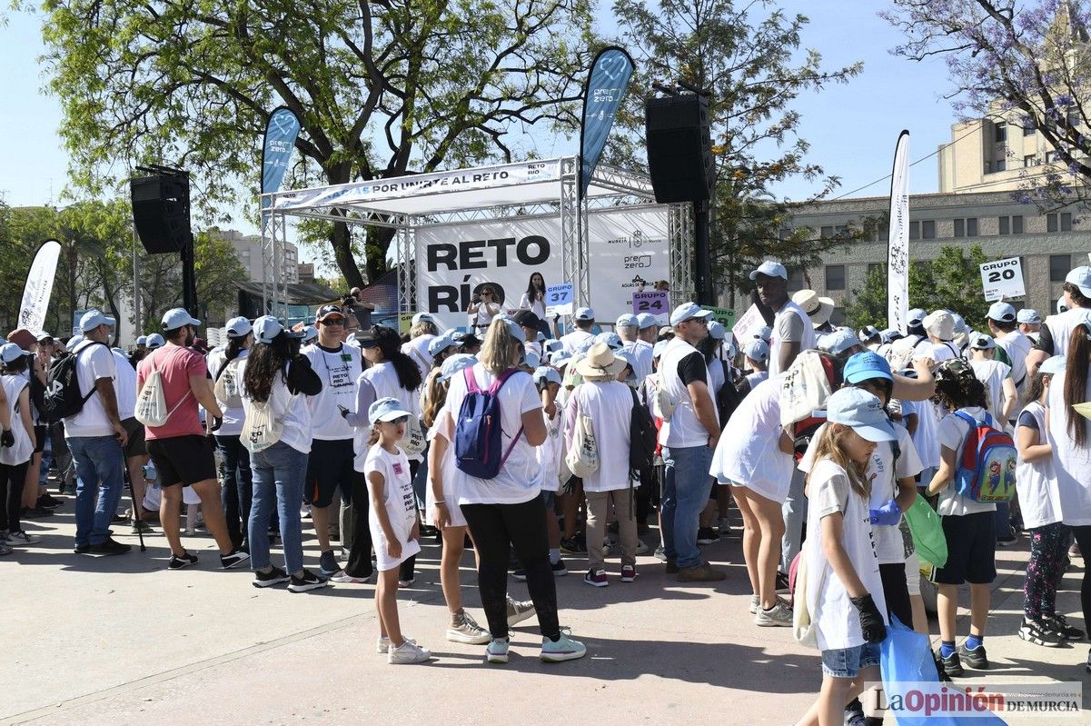 Todas las imágenes del reto de limpieza del río Segura en Murcia