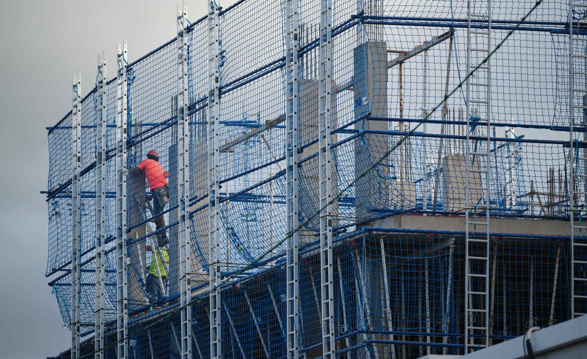 Visita al barrio de Las Chumberas por obras de remodelación de las canalizaciones de aguas pluviales