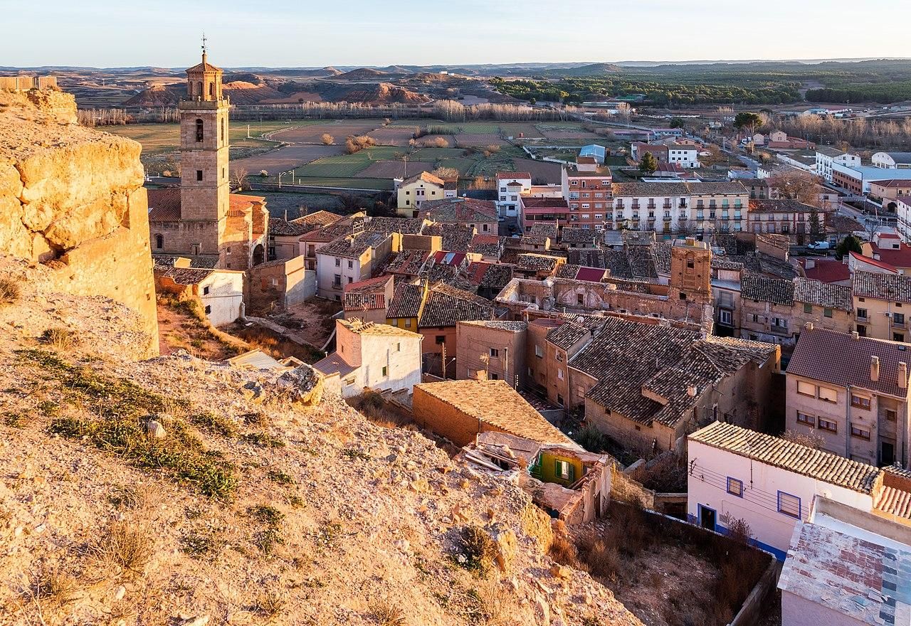 Vista de Ariza desde el castillo