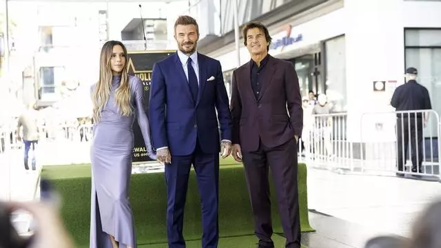 David Beckham recibe una estrella en el Paseo de la Fama de Hollywood