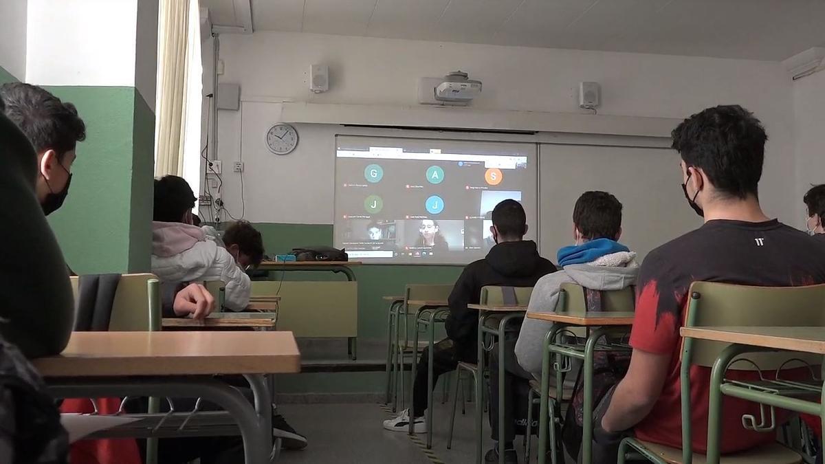 Una aula de l'Institut Ramon Muntaner. | INSTITUT RAMON MUNTANER