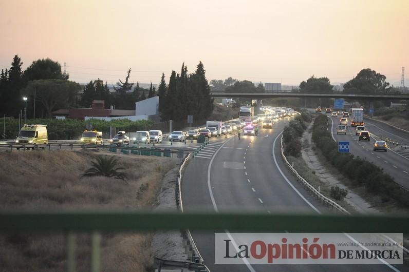 Grave accidente en Sangonera la Seca