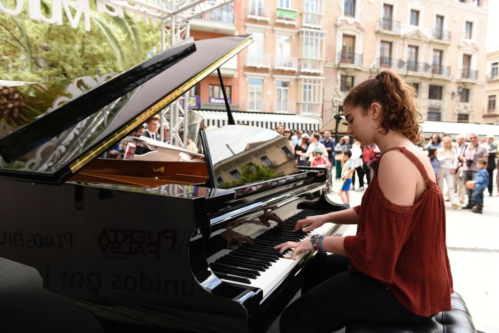 Pianos en las calles de Murcia